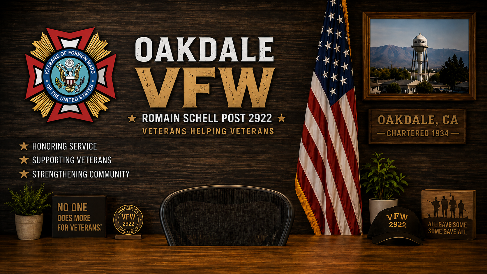 VFW remembrance display